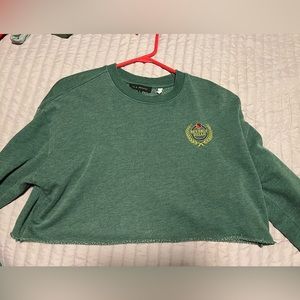 Cropped LA hearts sweatshirt size S